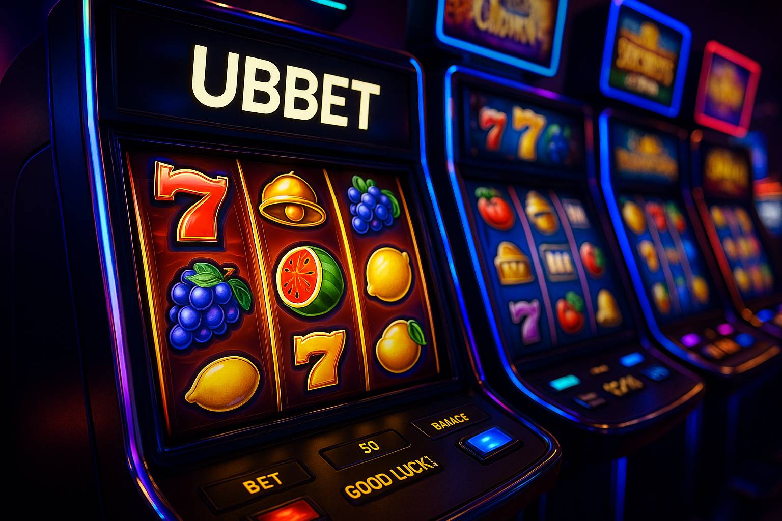Explore o mundo das slot machines no UBBETCasino